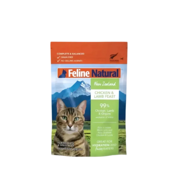 Feline Natural Pouch Chicken and Lamb Feast Pate in Water 85g